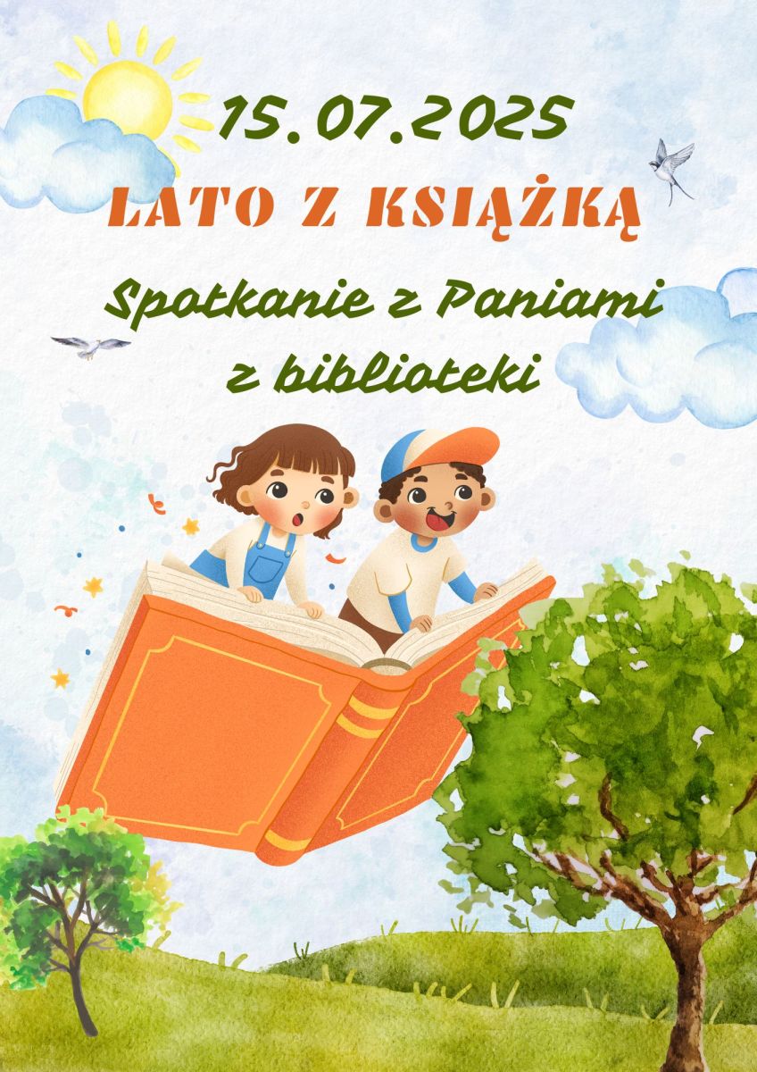 Orange, Green and Blue Illustrative Watercolor Happy International Children's Book Day Greeting Instagram Post (A4) - 1