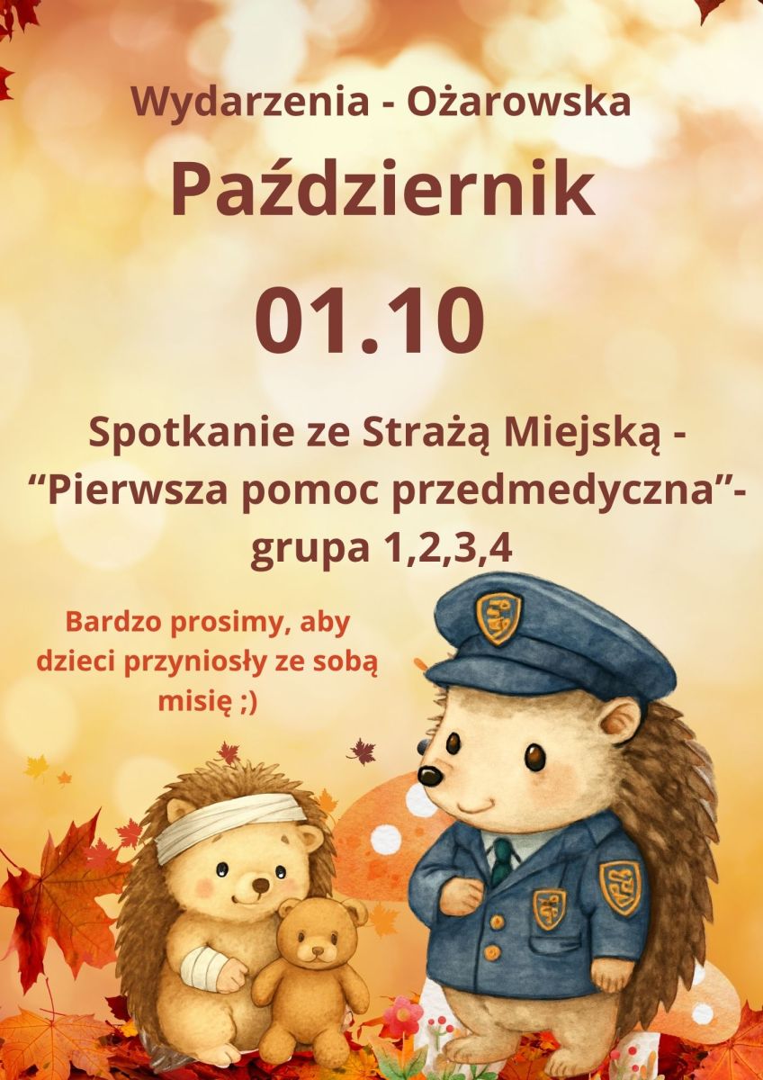 Październik - karta z kalndarza na stronę WWW - 2