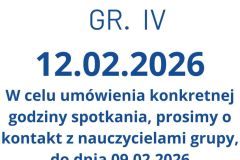 Spotkania indywidualne Gr. Ii - 1